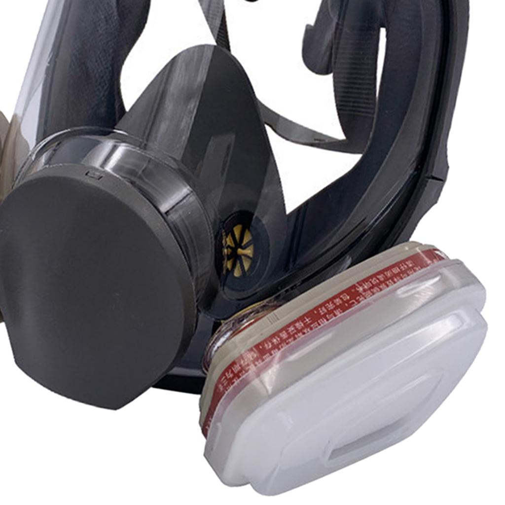 Large Gas Mask 6800 Facepiece Comfortable Silica Gel Head-mounted Adjustable B