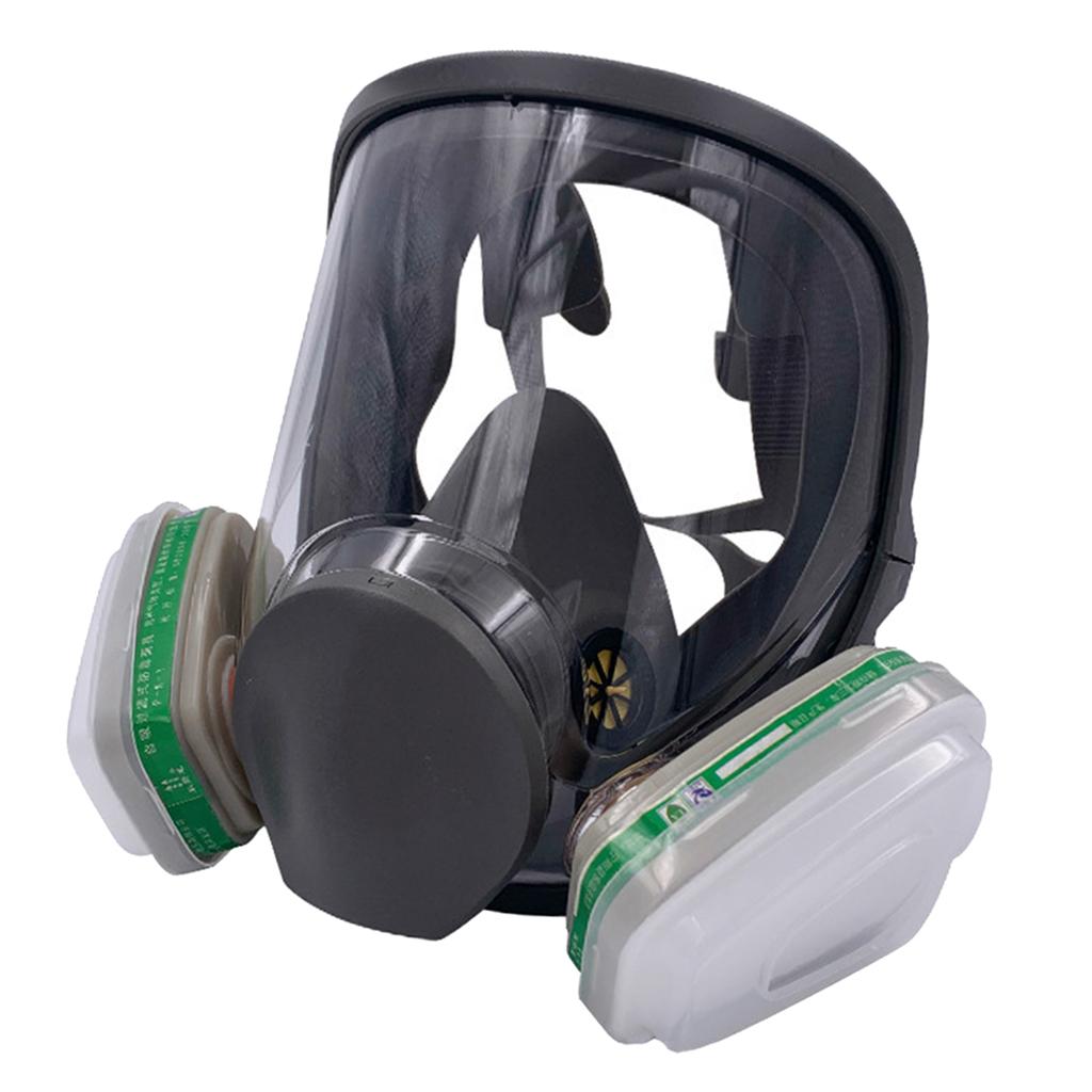 Large Gas Mask 6800 Facepiece Comfortable Silica Gel Head-mounted Adjustable C
