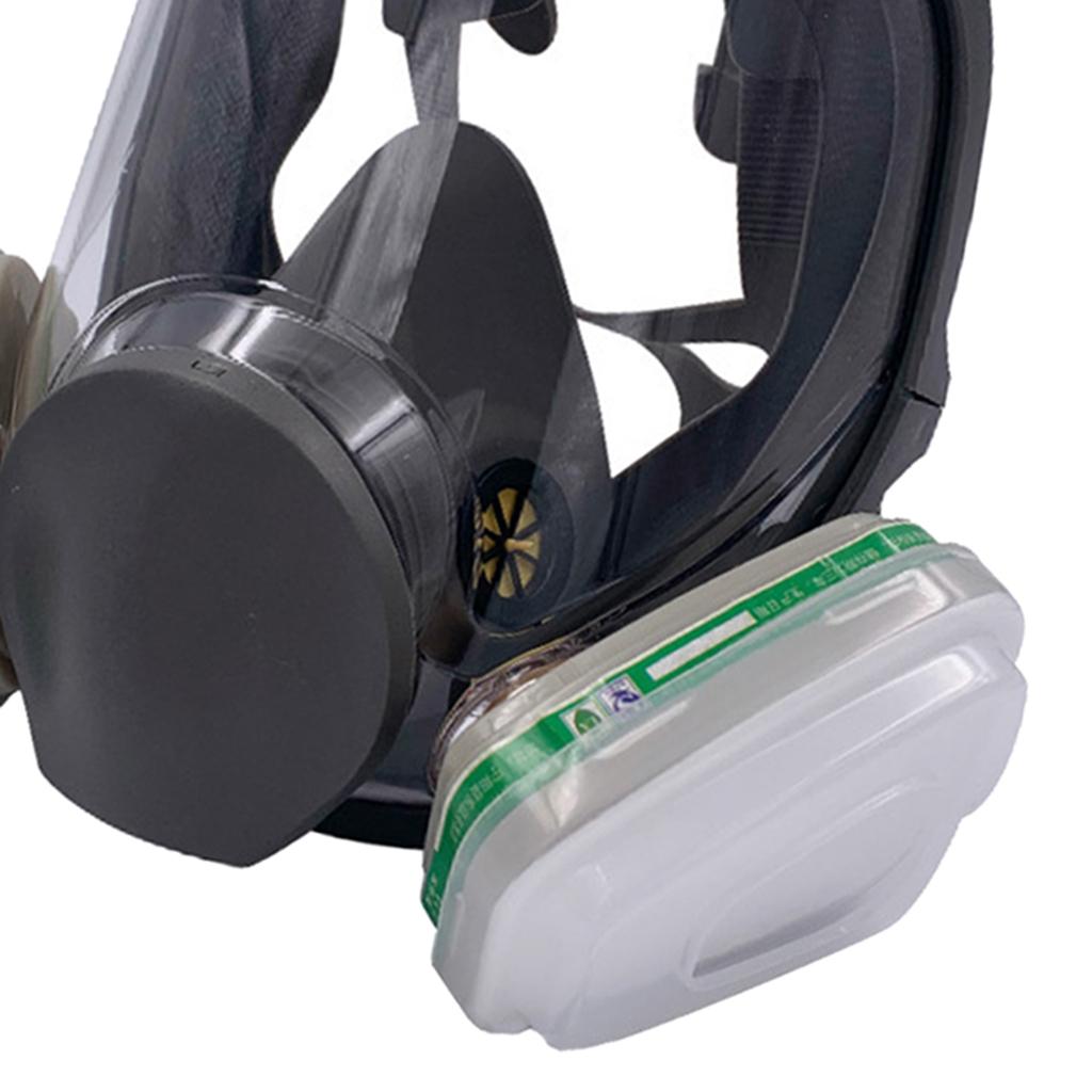 Large Gas Mask 6800 Facepiece Comfortable Silica Gel Head-mounted Adjustable C