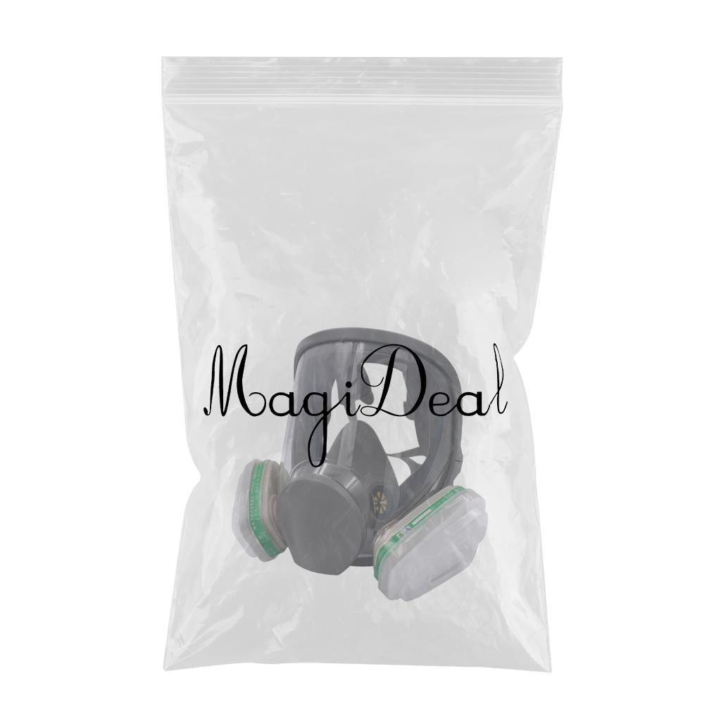 Large Gas Mask 6800 Facepiece Comfortable Silica Gel Head-mounted Adjustable C