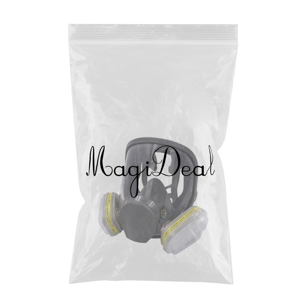Large Gas Mask 6800 Facepiece Comfortable Silica Gel Head-mounted Adjustable D