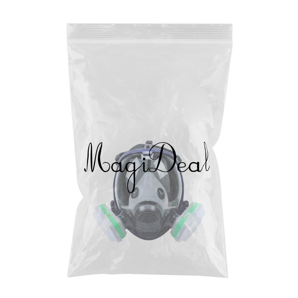 Large View Gas Mask Facepiece Painting With Filter Durable Head-mounted C
