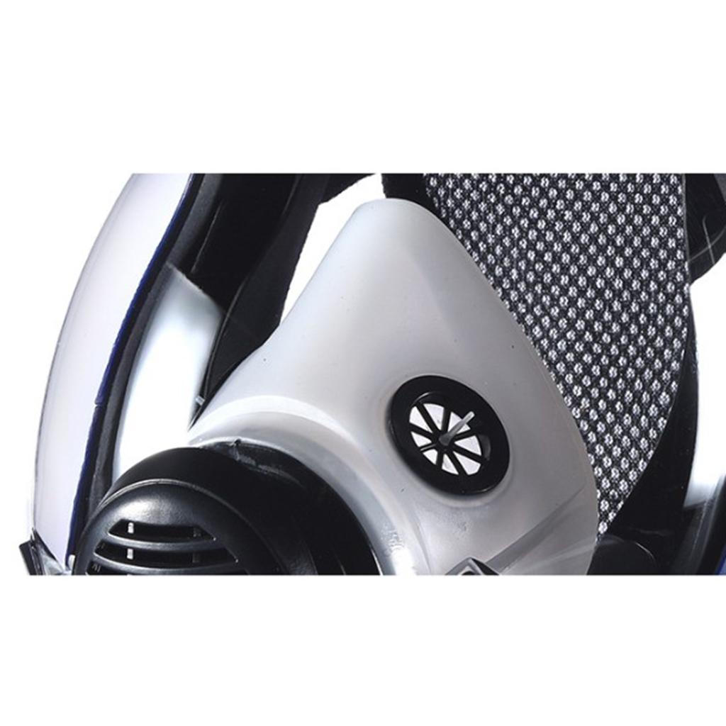 Large View Gas Mask Facepiece Painting With Filter Durable Head-mounted D