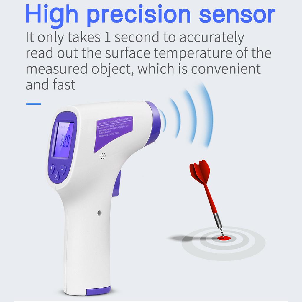 Digital Infrared Thermometer Contactless Adult Ear Forehead Body LCD Display