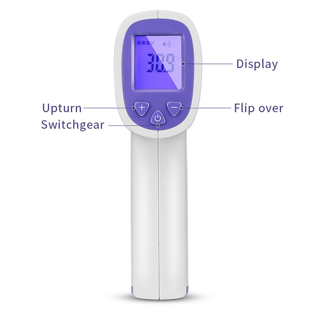 Digital Infrared Thermometer Contactless Adult Ear Forehead Body LCD Display