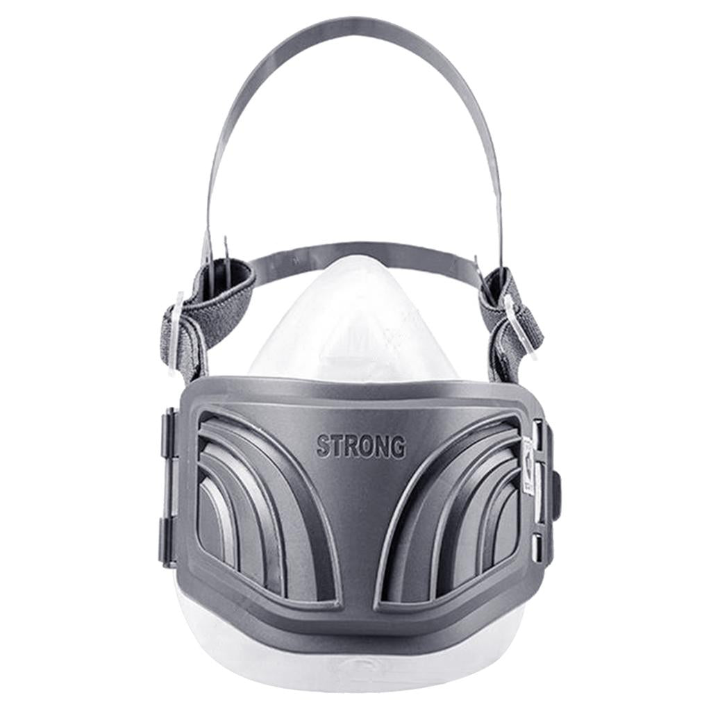 Durable Protection Filter Mask Facepiece Comfortable Silica Gel Head-mounted