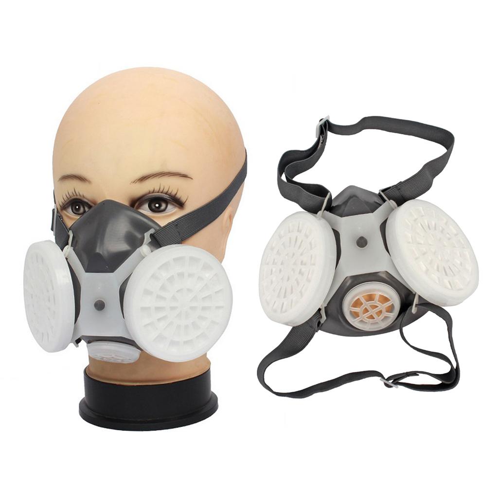 Facepiece Respirator Half Face Painting Spraying Gas Mask with Filter