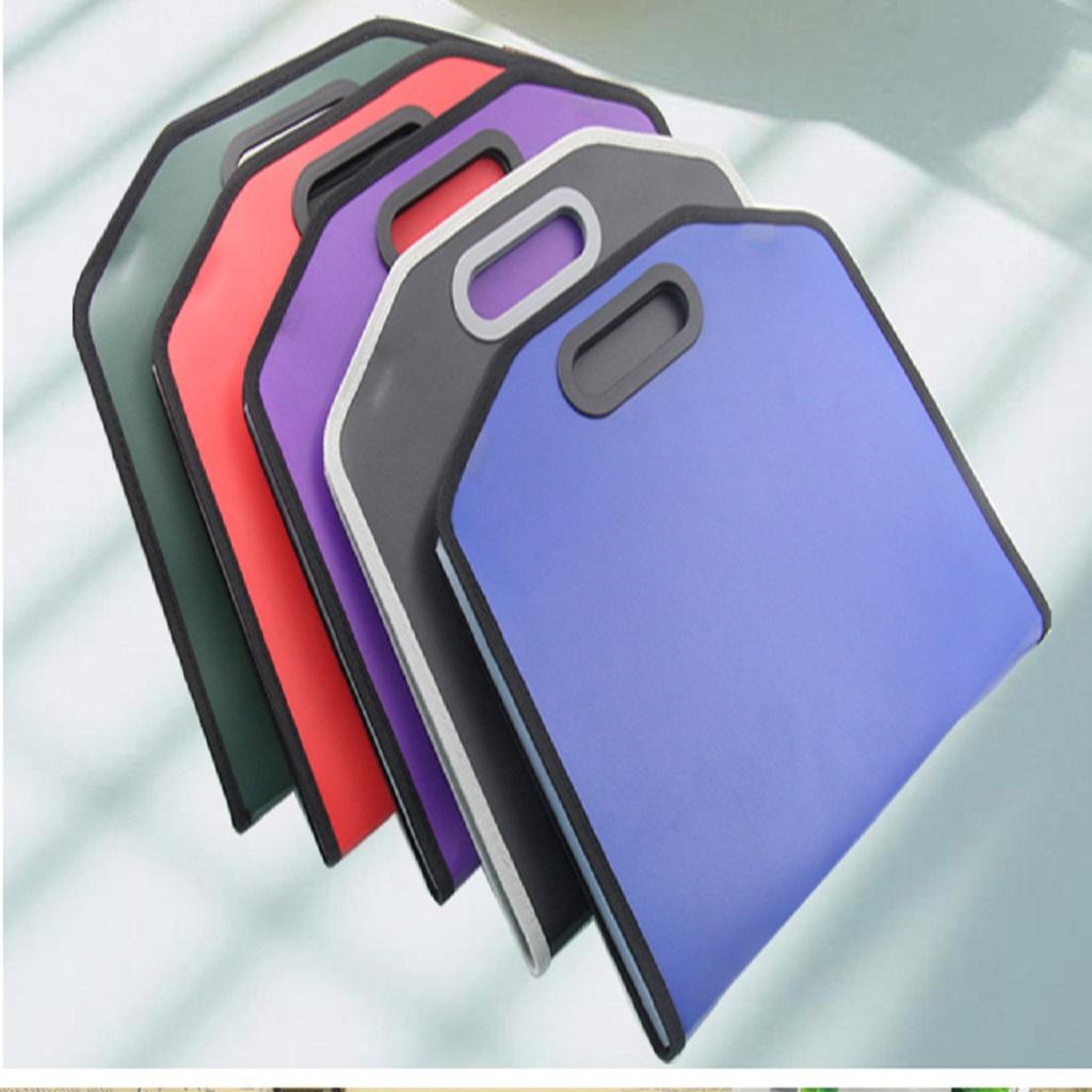 Business Office Information Briefcase Organ Bag Frosted Folder Black