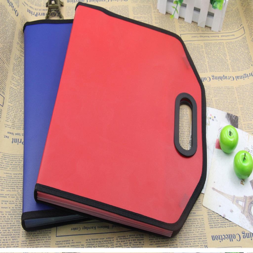 Business Office Information Briefcase Organ Bag Frosted Folder Black