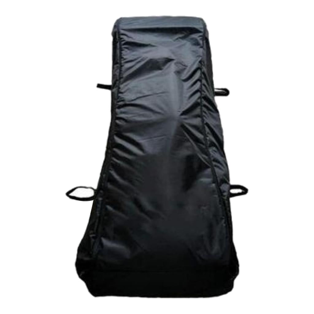 Portable Body Bag Human Remain Disaster Pouch Corpse Storage Bag Black