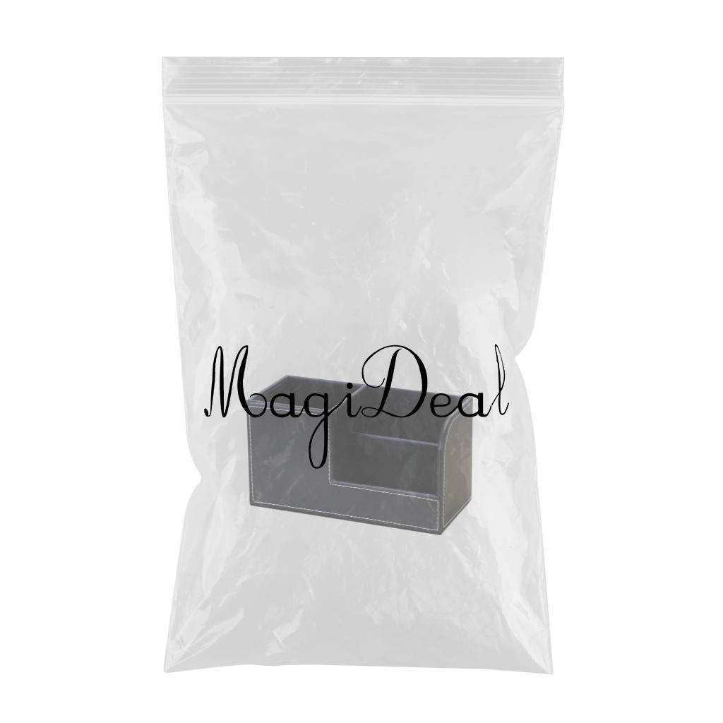 Multi-purpose Desktop Pu Leather storage box Pencils Holder Black