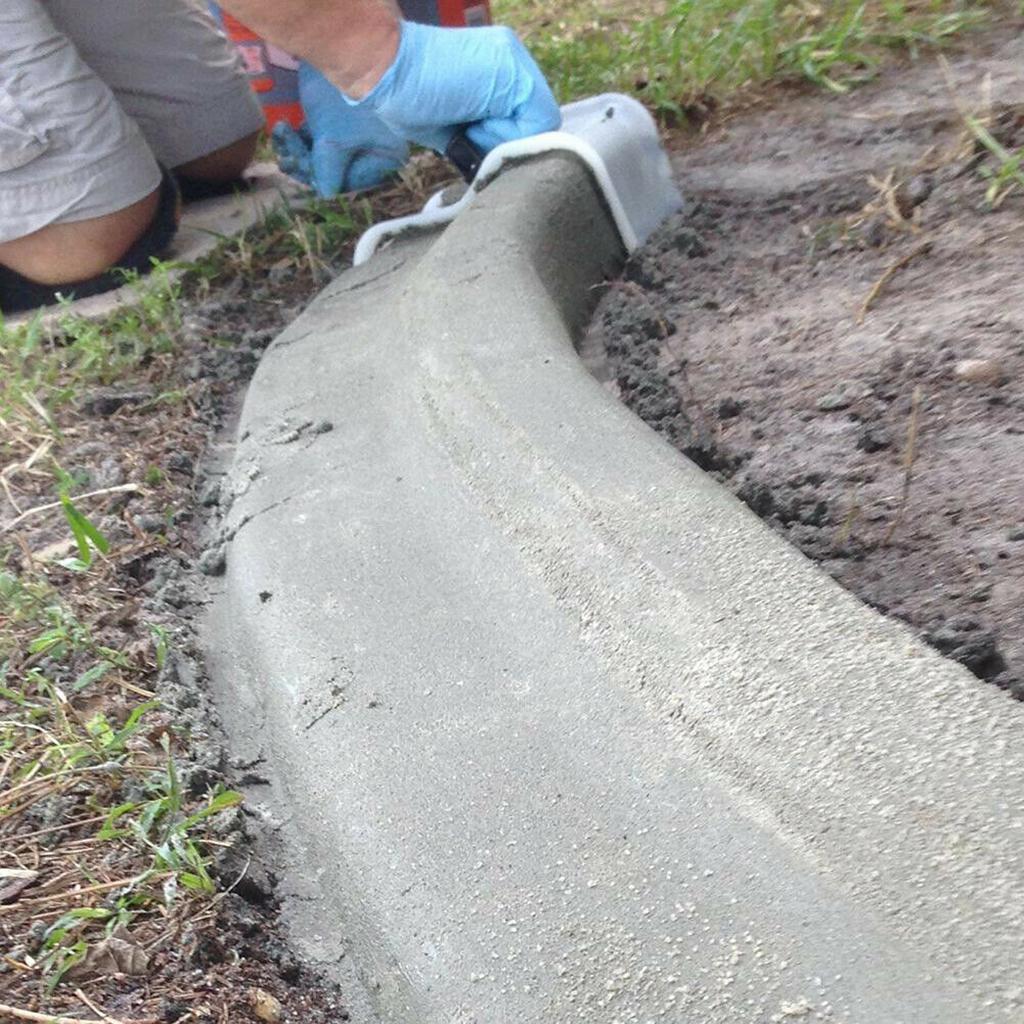 DIY Landscape Edger Model Making Concrete Trowel Garden Yard Plastering Tool