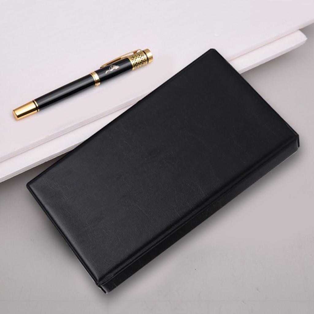 Leather Business Cards Case Organizer 40-300 ID Book Keeper Collection 120