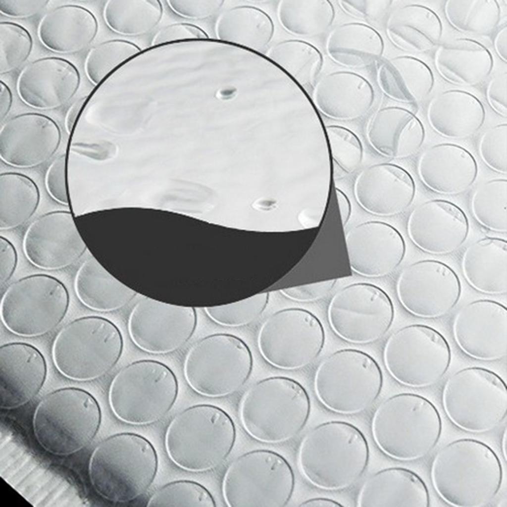30 Pieces Paper Bubble Bags Padded Mailing Shipping Film Bag Self Seal 15x18cm