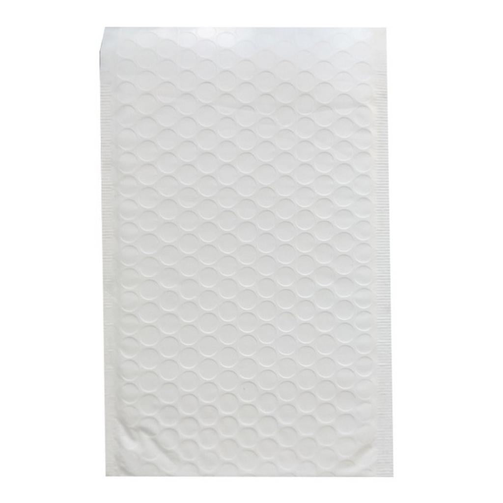 White Poly Bubble Mailers Mailing Shipping Bag Self Seal Shockproof 30-70pcs 70pcs 11x11cm