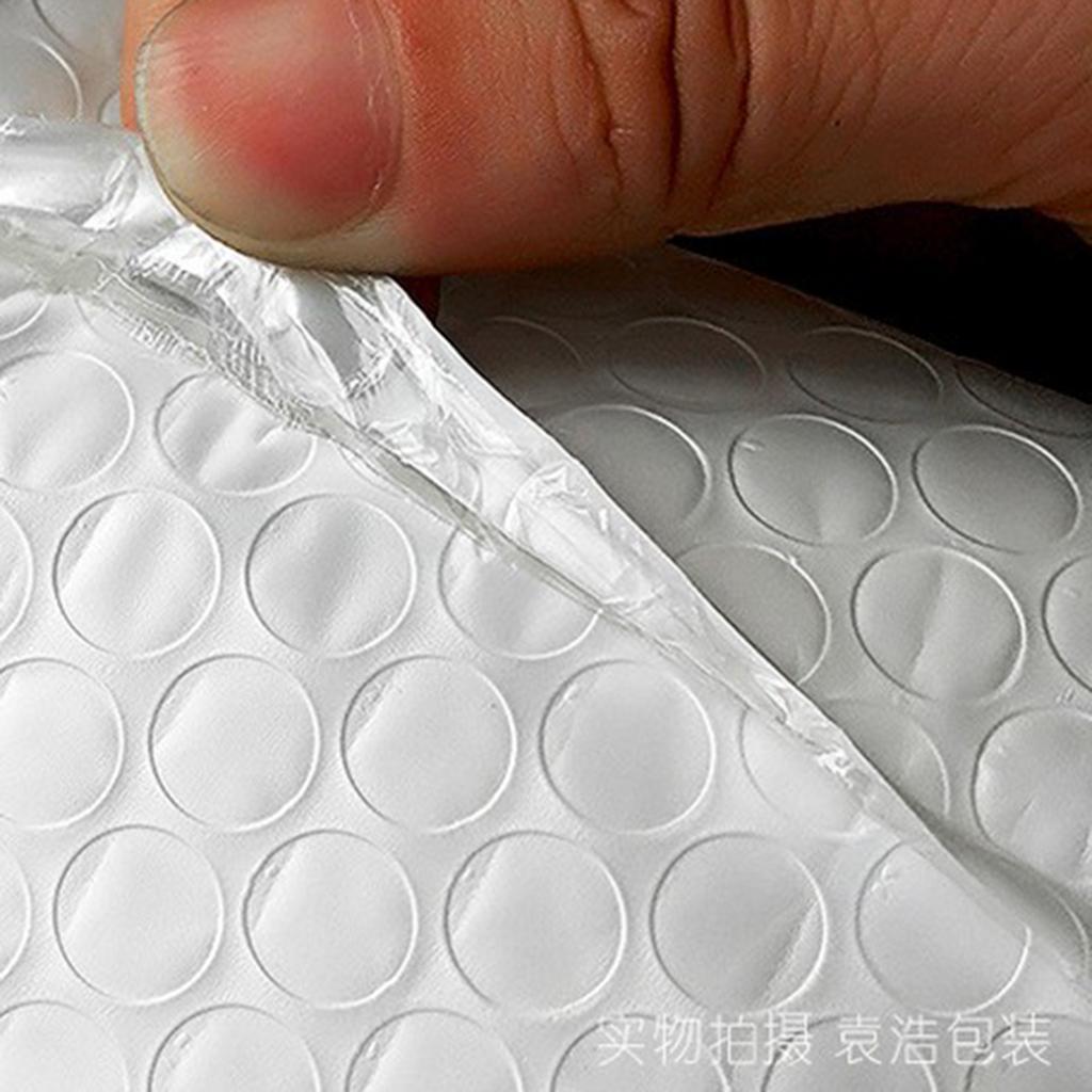 White Poly Bubble Mailers Mailing Shipping Bag Self Seal Shockproof 30-70pcs 70pcs 11x11cm