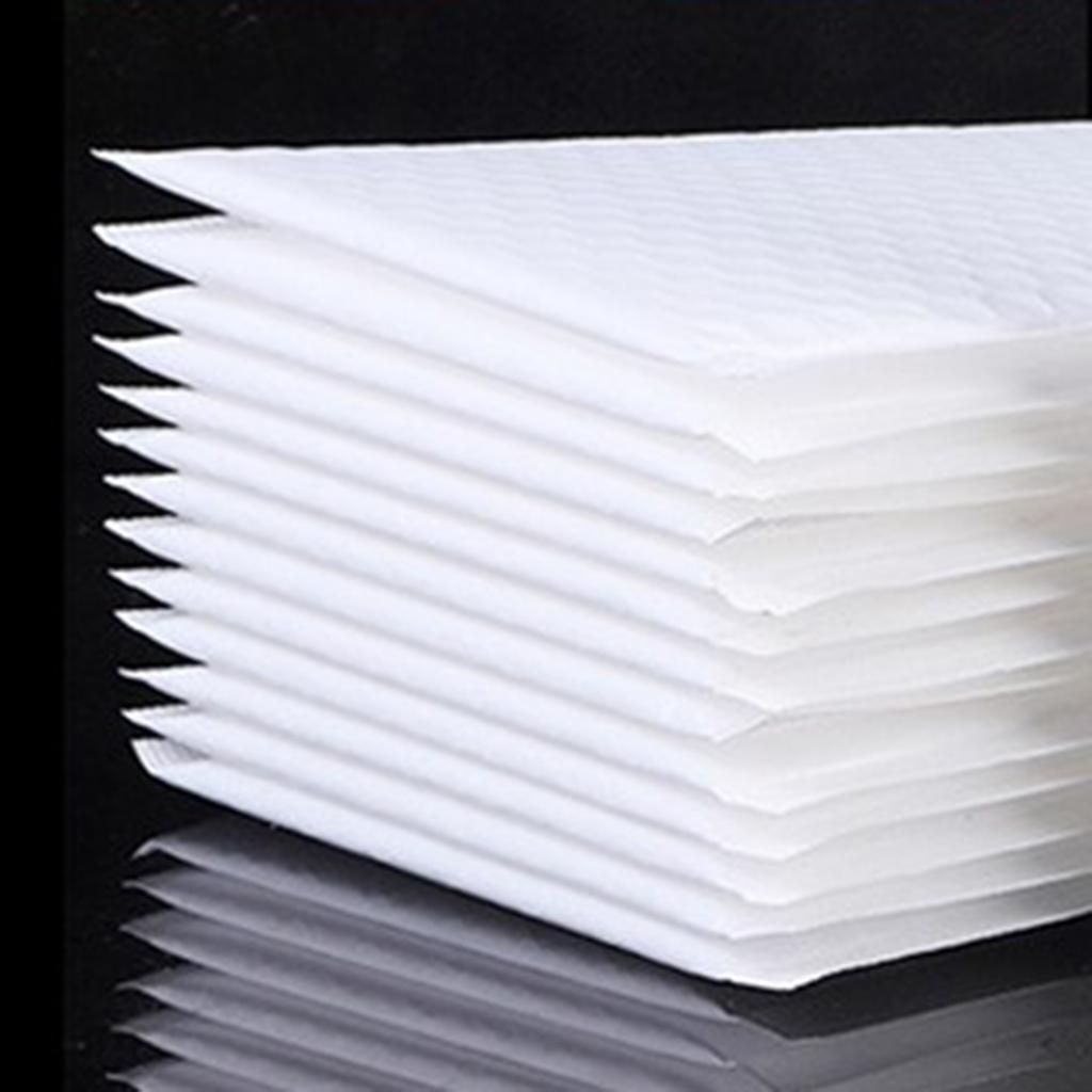 White Poly Bubble Mailers Mailing Shipping Bag Self Seal Shockproof 30-70pcs 70pcs 11x11cm