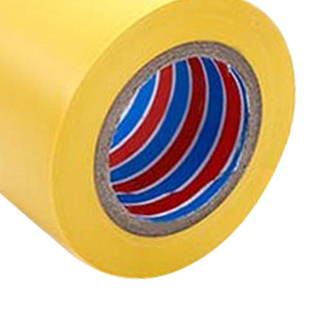 High Viscosity Flame Retardant PVC Electrical Tapes 10cm_Yellow