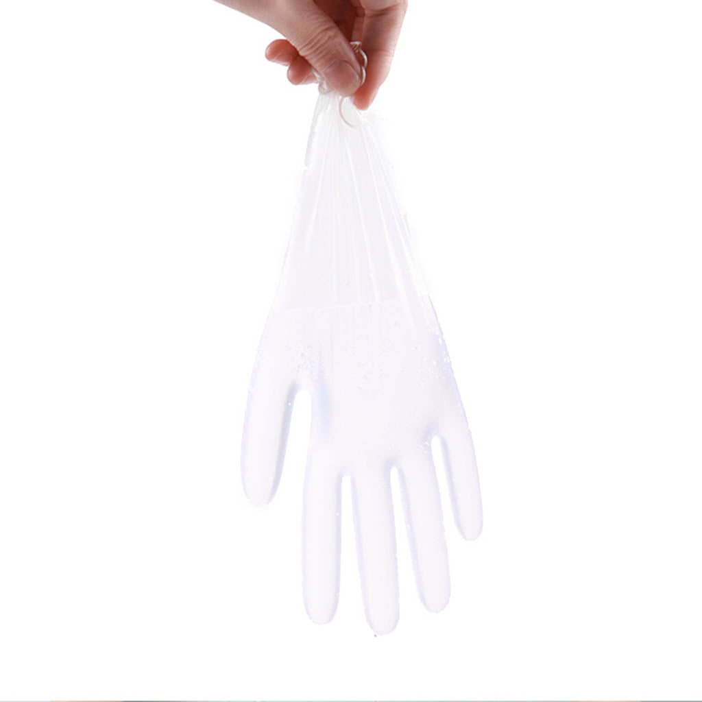 Large White Cotton Gloves Work Glove for Men Women 100 Pairs PVC Gloves