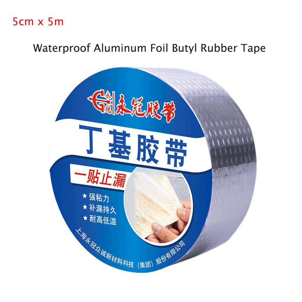 Waterproof Tape Roof Cement Ground Cracks Repair Tape Self-adhesive 5cmx5m