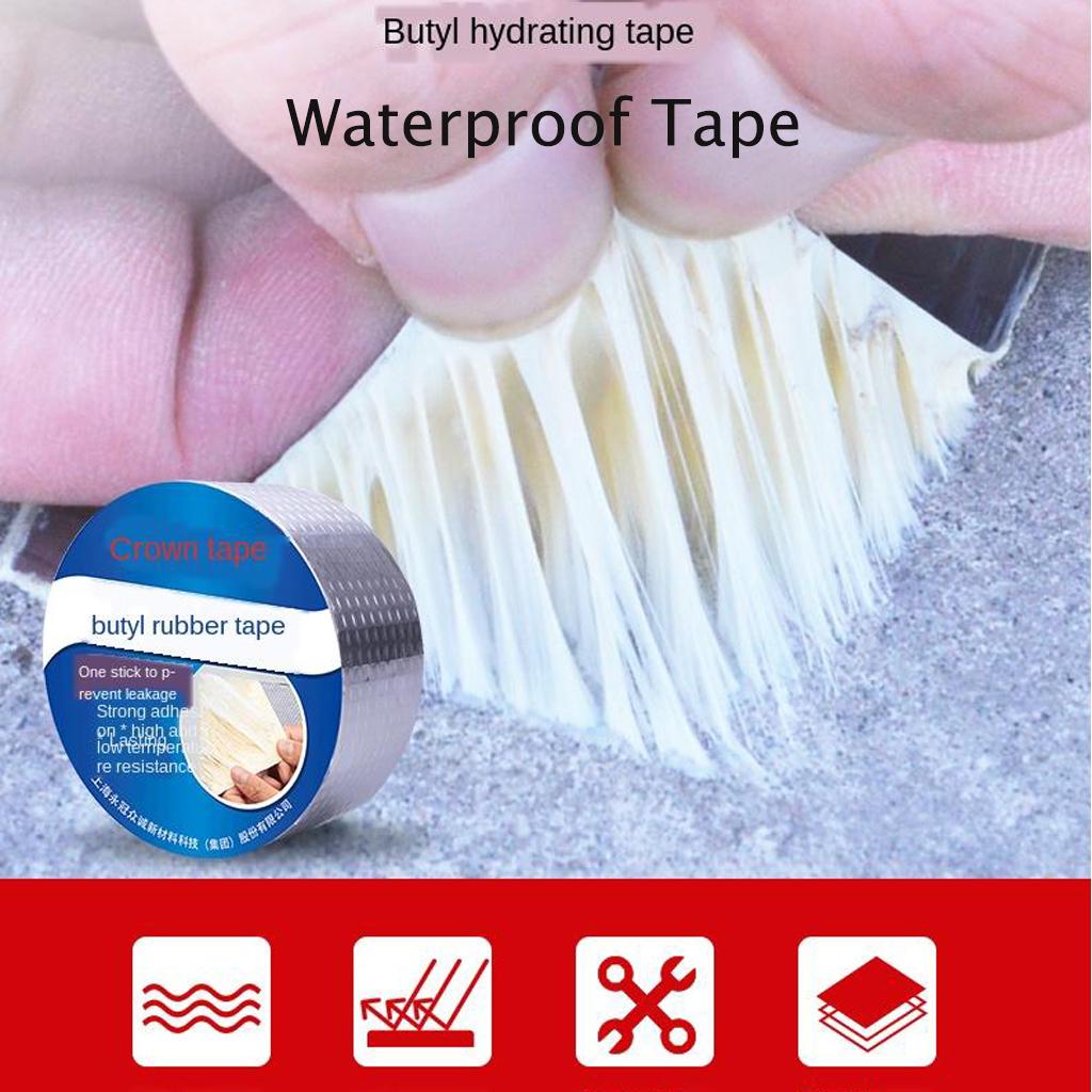 Waterproof Tape Roof Cement Ground Cracks Repair Tape Self-adhesive 10cmx5m