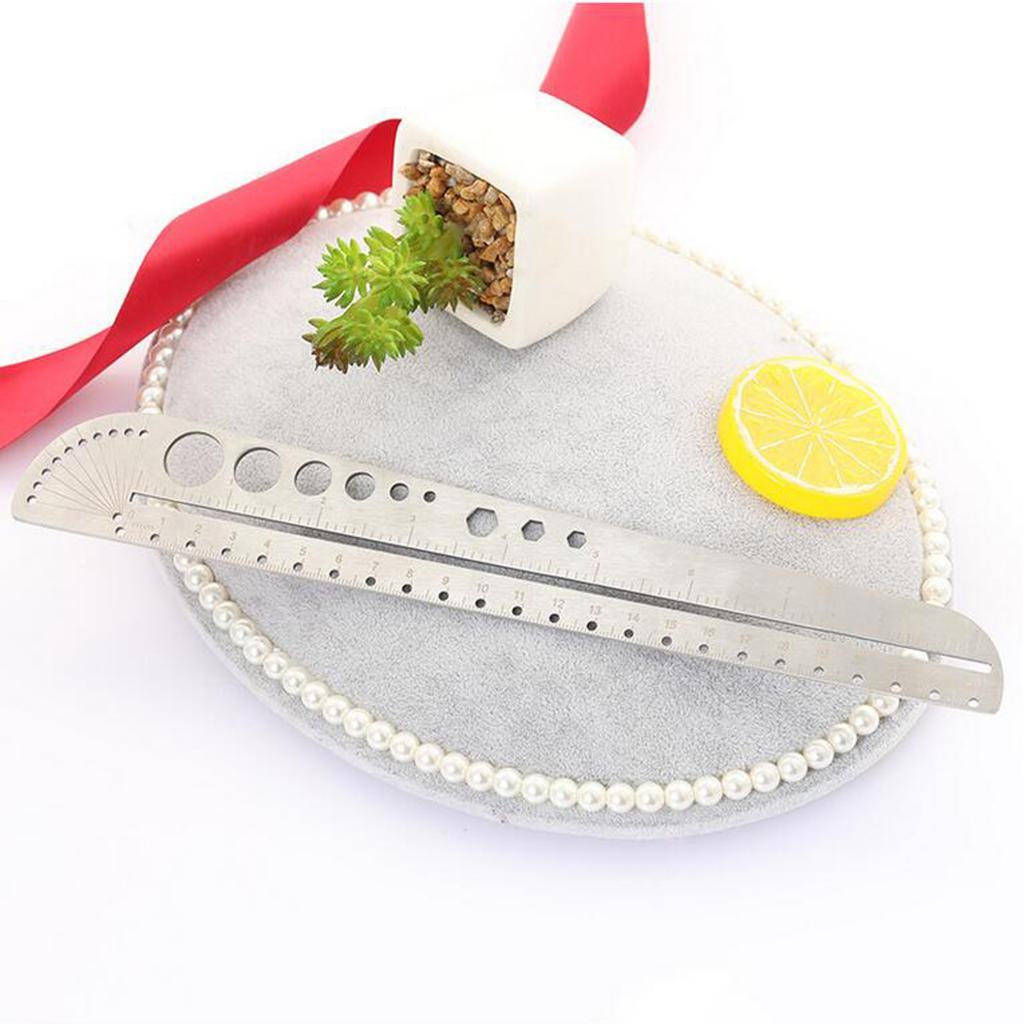Multifunctional Stainless Angle Protractor Ruler Circle Meter Drawing Tool
