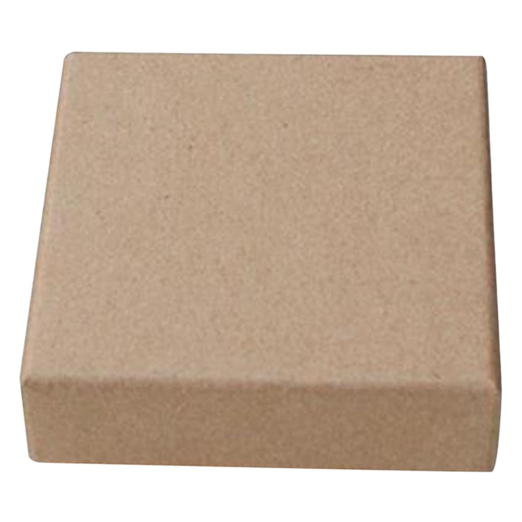 Brown Gift Boxes Kraft Paper Box 9x9x3cm Bridesmaid Proposal Boxes with Lids