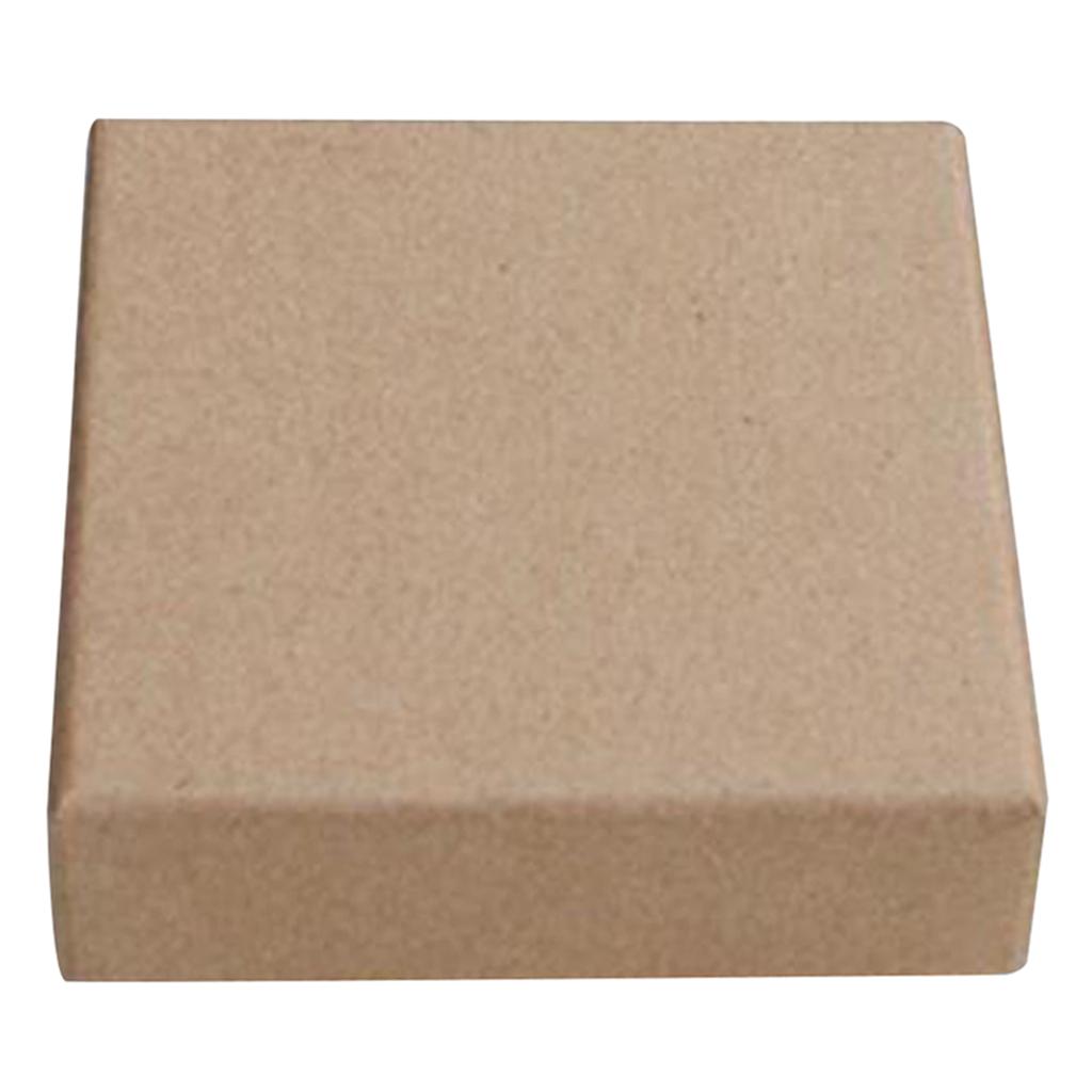Brown Gift Boxes Kraft Paper Box 9x9x3cm Bridesmaid Proposal Boxes with Lids
