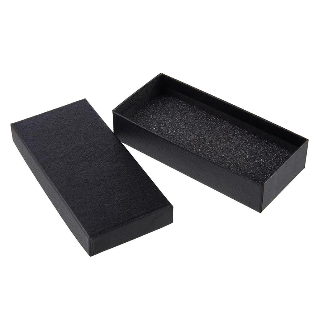 Jewellery Bracelet Storage Box Black Case Tray Supplies Container Showcase