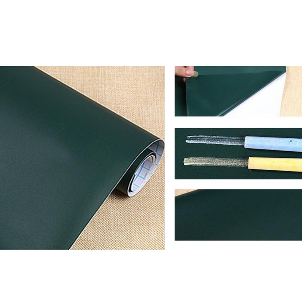 Large Chalkboard Contact Paper Roll Wall Decals Stickers 45 x 200cm Green
