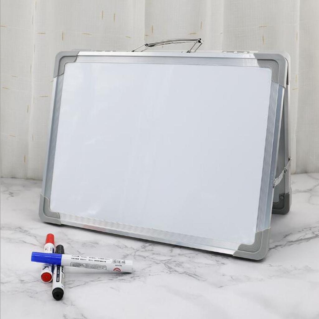 Dry Erase White board Desktop Mini Easel Reversible For Office Home Kids