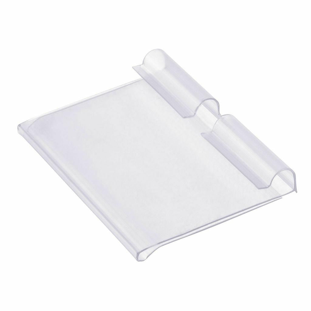 Clear Plastic Label Holder Retail Price Tag Label Holder 90x42mm