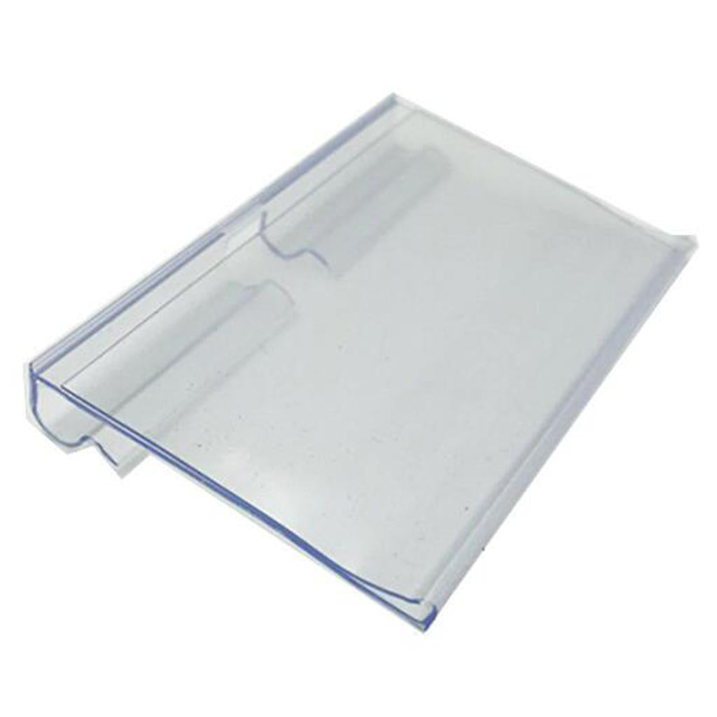 Clear Plastic Label Holder Retail Price Tag Label Holder 90x42mm