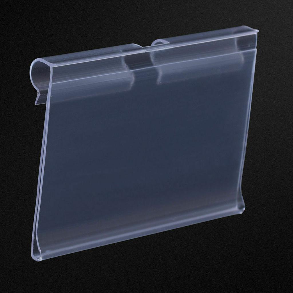 Clear Plastic Label Holder Retail Price Tag Label Holder 70x42mm