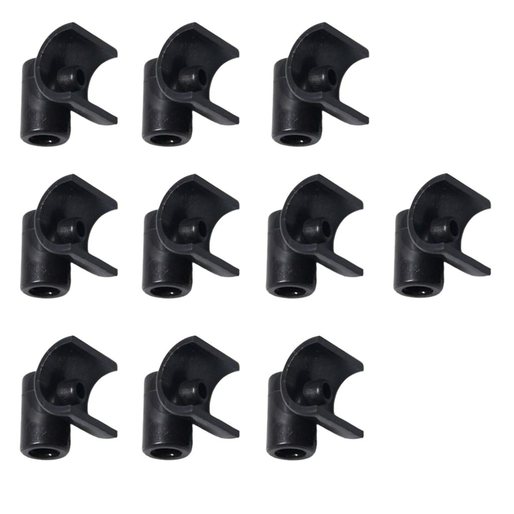 Quail Pigeon Drinkers Watering Cups Holder Plastic Feeder Bowls Clips 10pcs