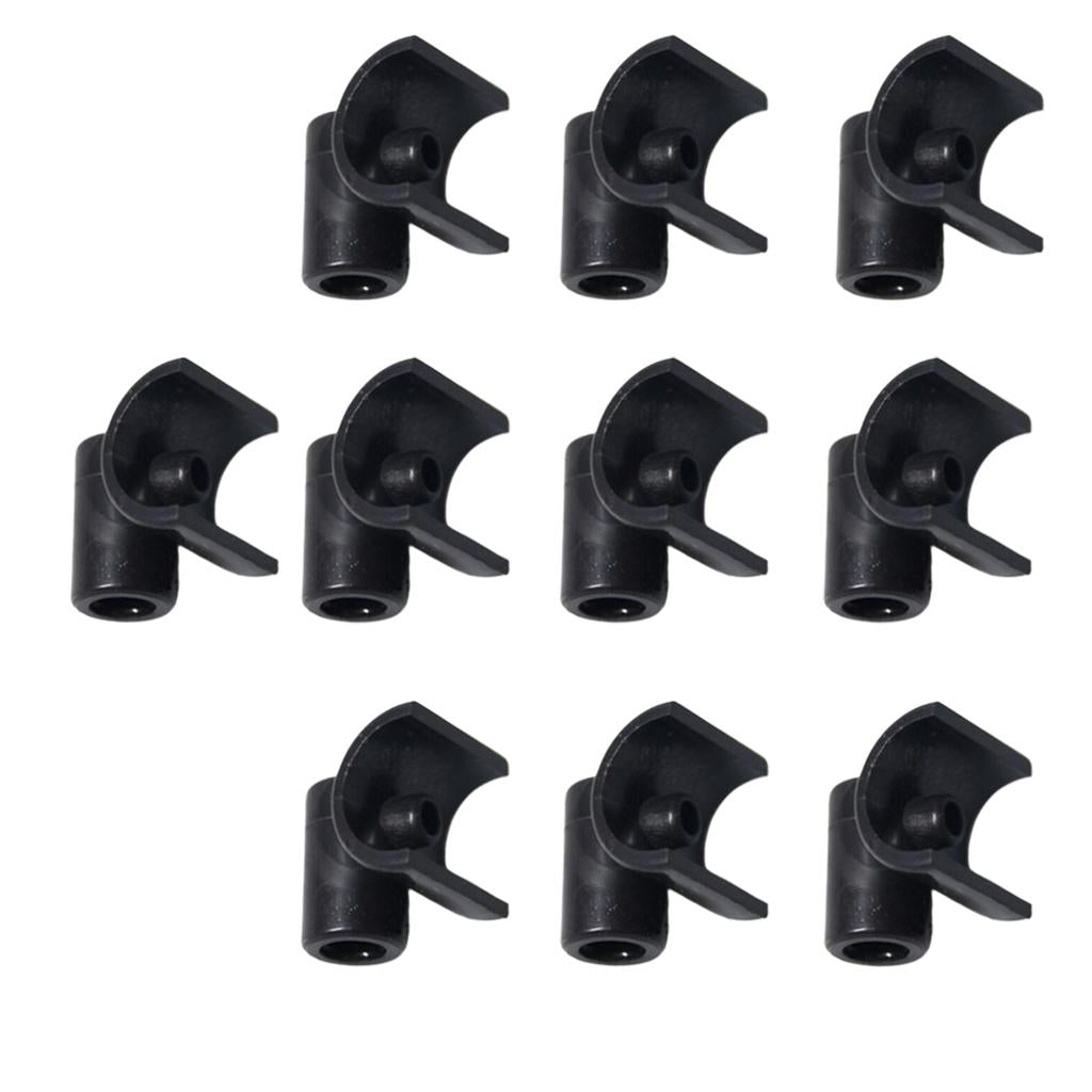 Quail Pigeon Drinkers Watering Cups Holder Plastic Feeder Bowls Clips 10pcs