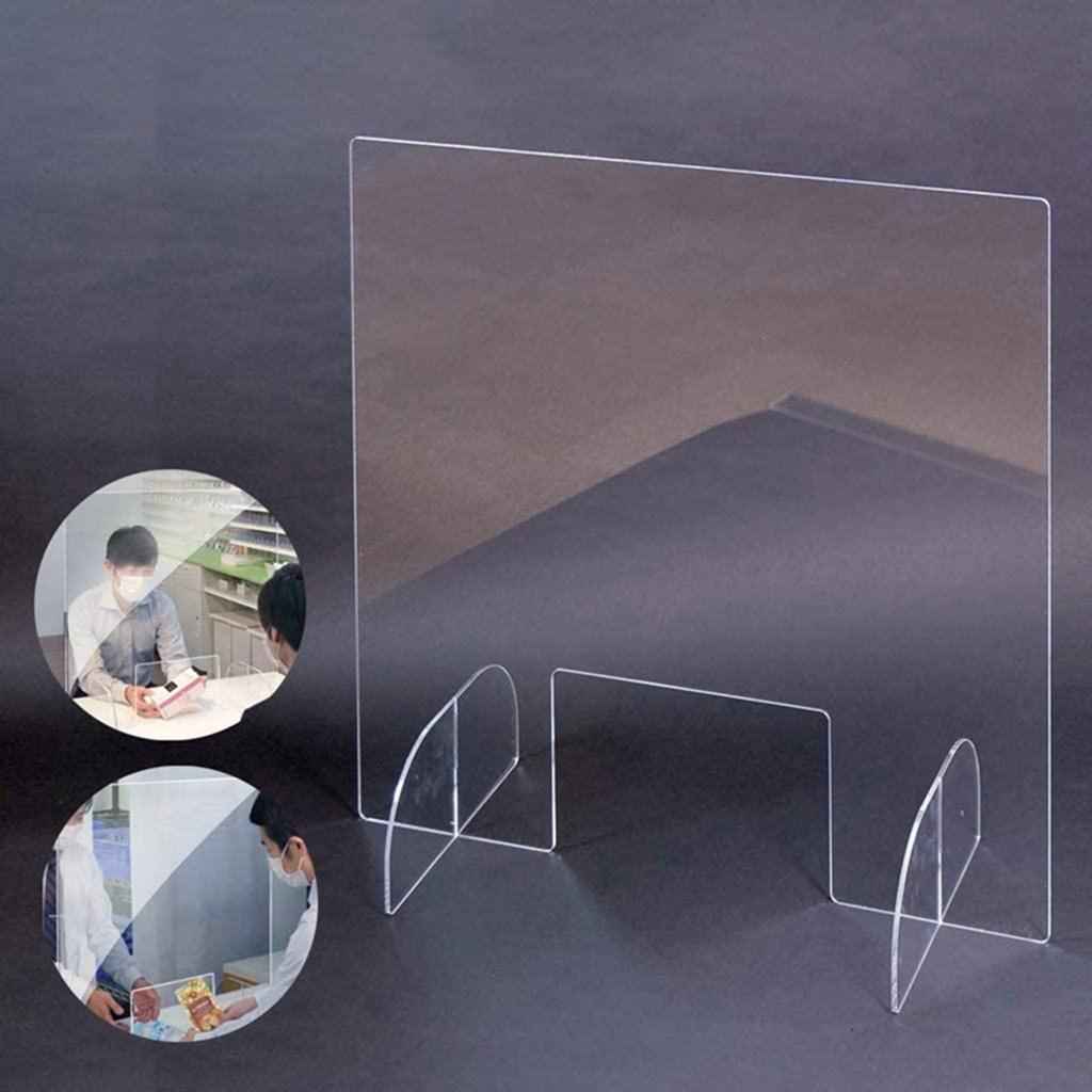 Sneeze Guard Protection Acrylic Safety Counter Barrier Nail Salon Office C