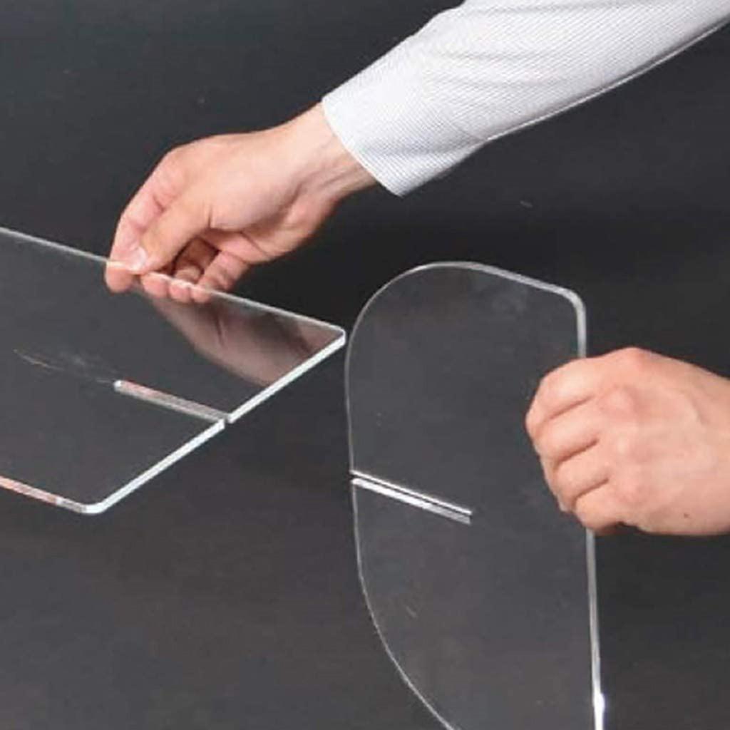 Sneeze Guard Protection Acrylic Safety Counter Barrier Nail Salon Office C