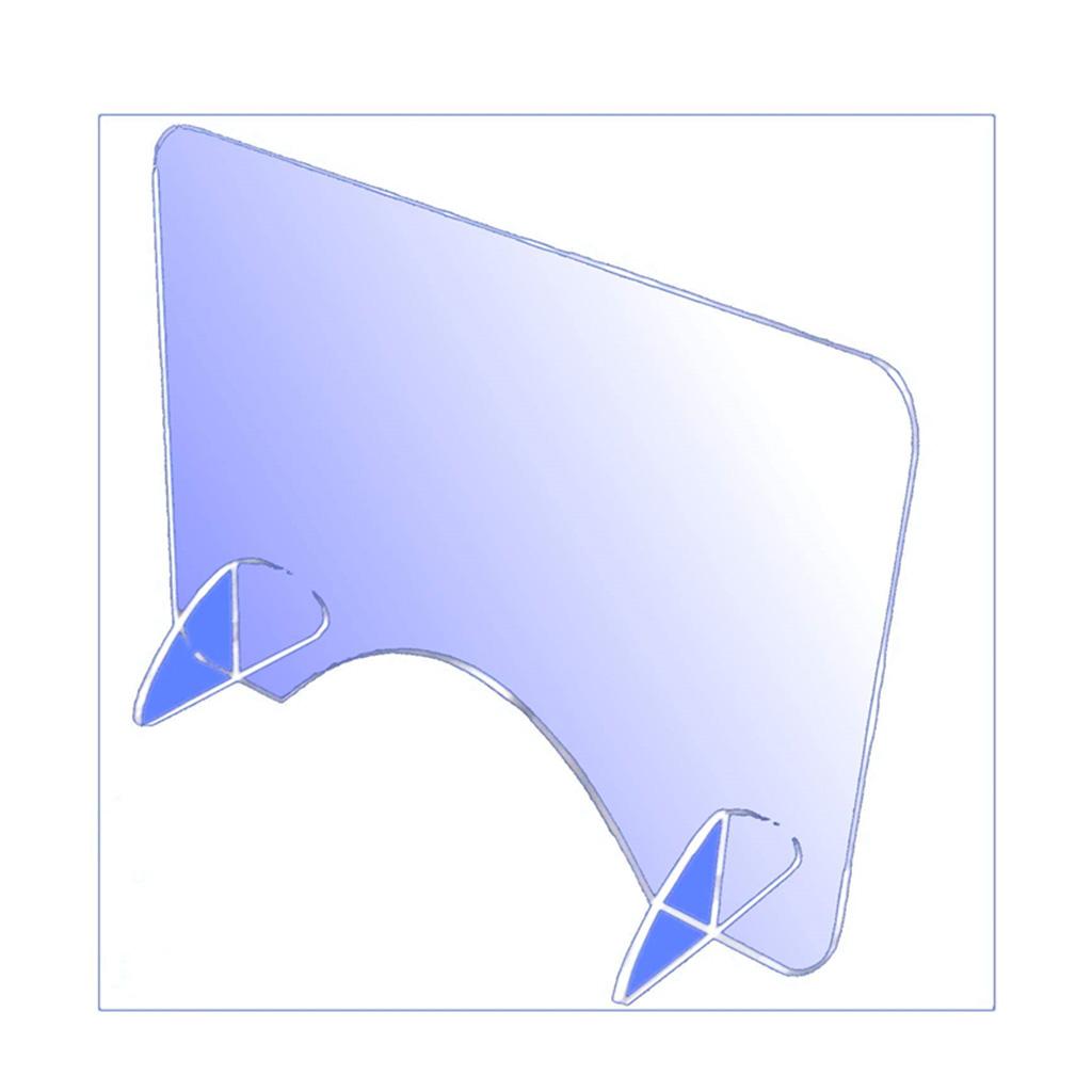 Sneeze Guard Protection Acrylic Safety Counter Barrier Nail Salon Office F