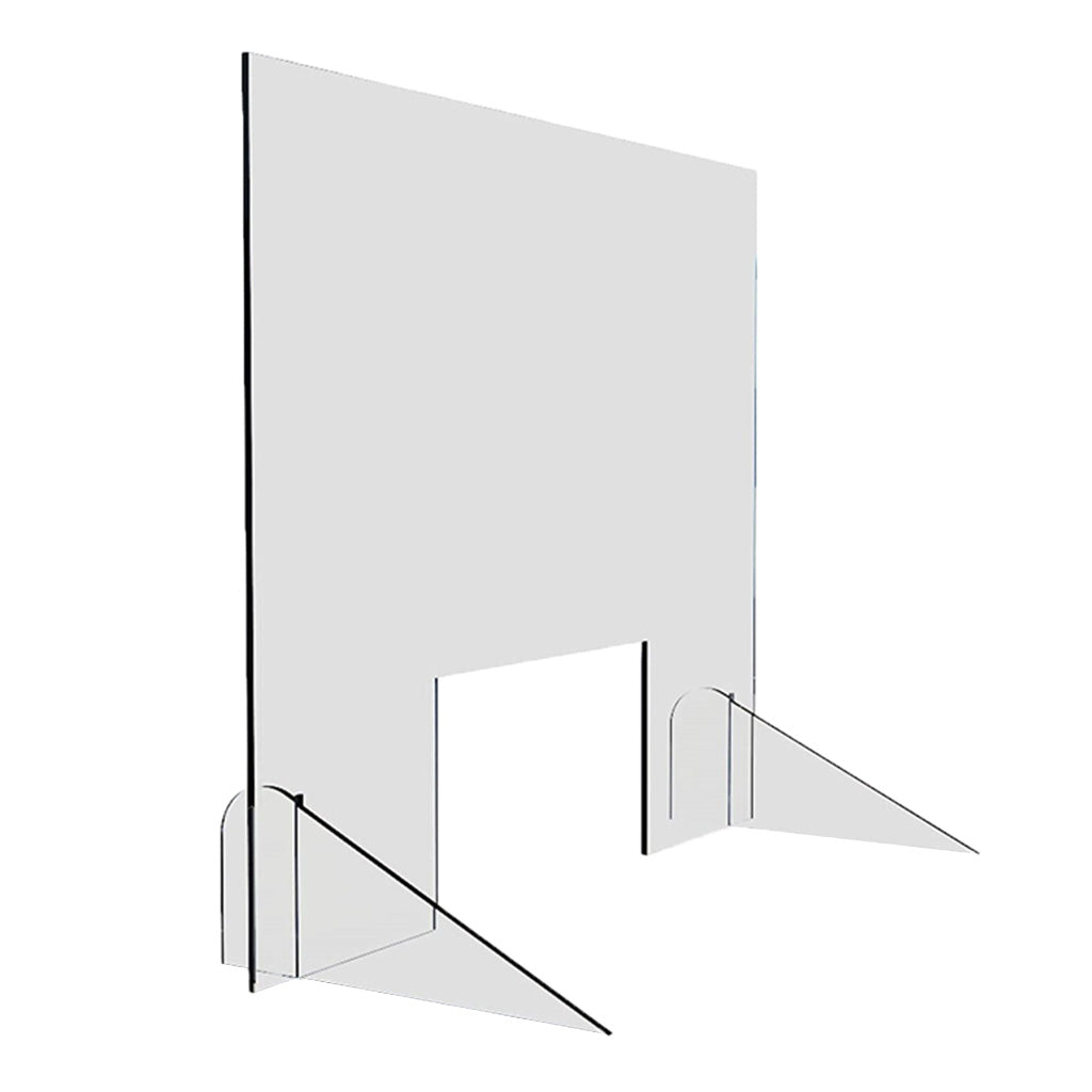 Sneeze Guard Protection Acrylic Safety Counter Barrier Nail Salon Office H