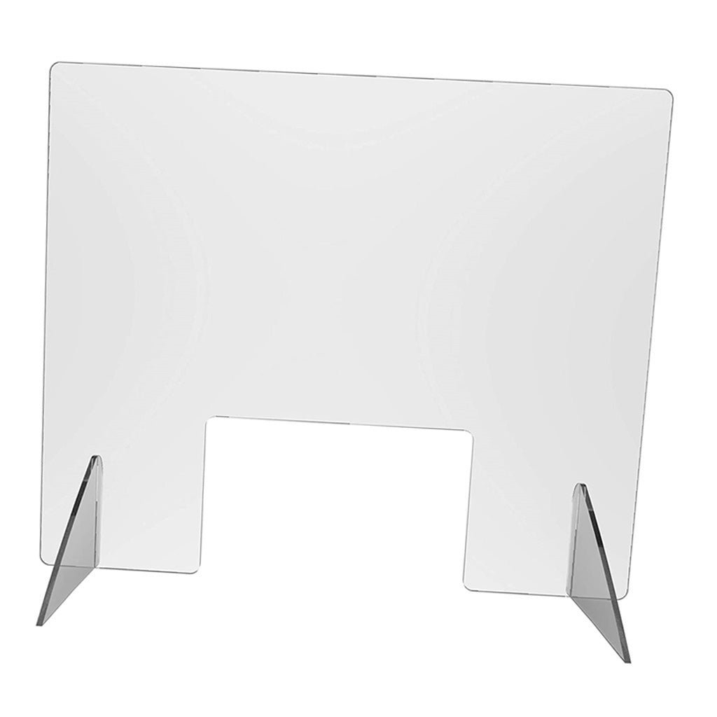 Sneeze Guard Protection Acrylic Safety Counter Barrier Nail Salon Office H