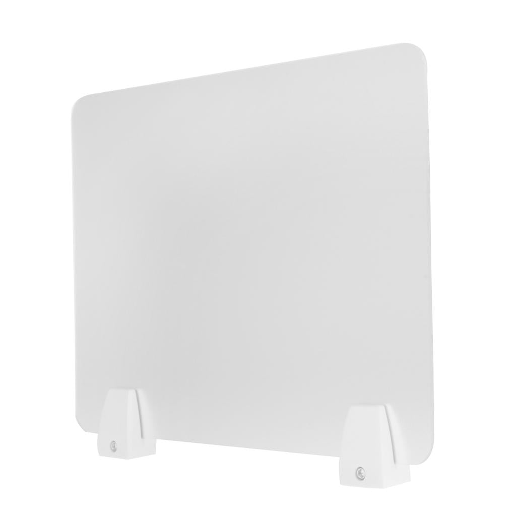 Sneeze Guard Distancing Barrier Desk Shield Lightweight Protector Translucent 30x40cm