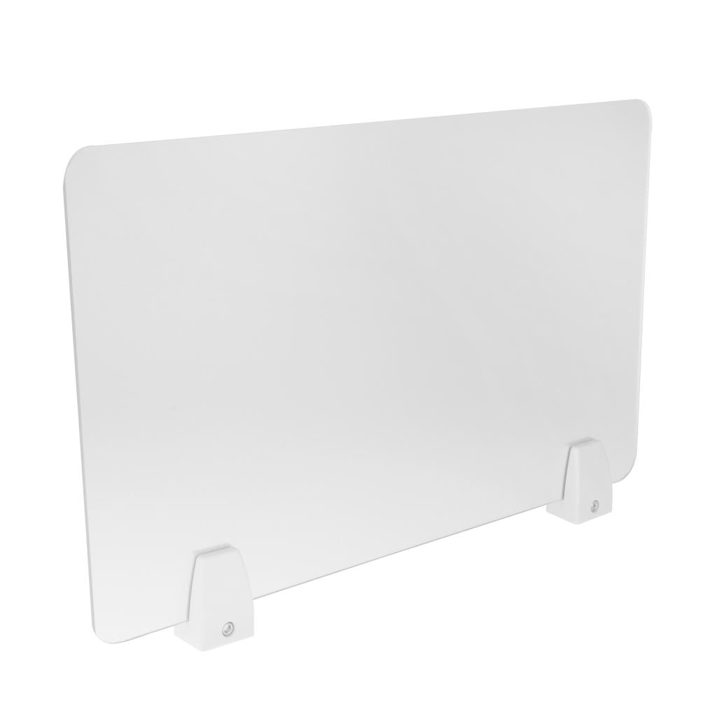 Sneeze Guard Distancing Barrier Desk Shield Lightweight Protector Translucent 30x50cm