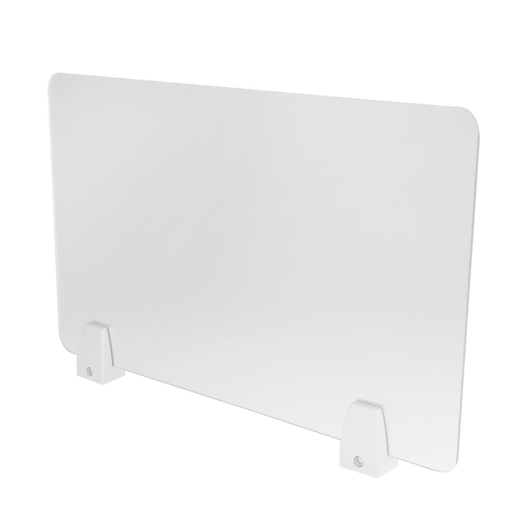 Sneeze Guard Distancing Barrier Desk Shield Lightweight Protector Translucent 30x50cm