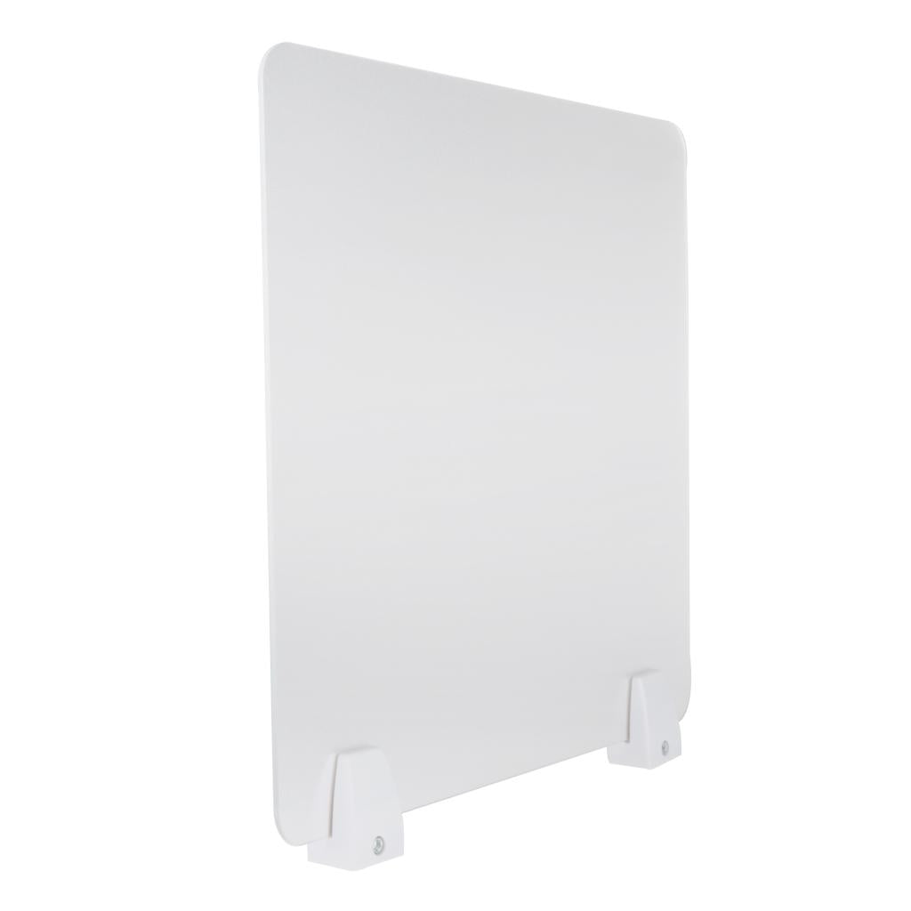 Sneeze Guard Distancing Barrier Desk Shield Lightweight Protector Translucent 40x40cm