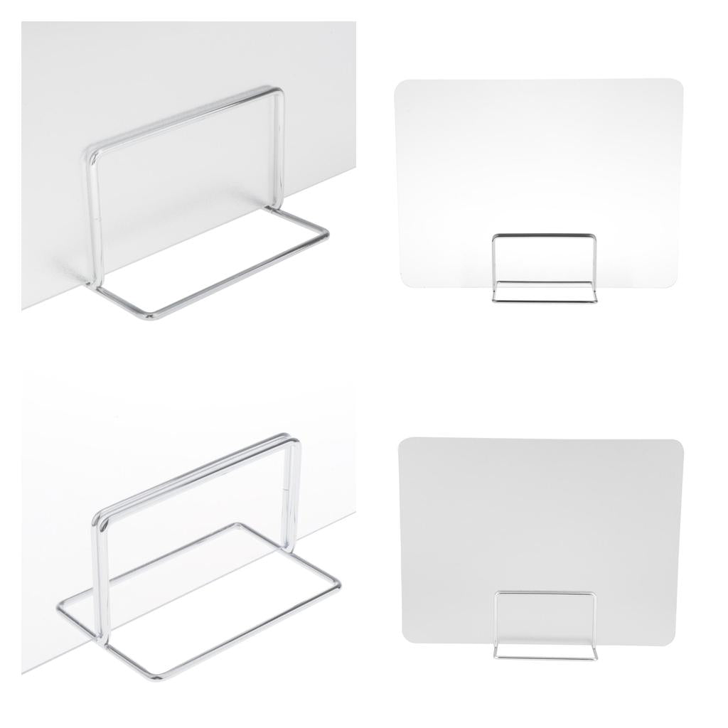 Sneeze Guard Distancing Barrier Desk Shield Portable Lightweight Protect Translucent 30x40cm