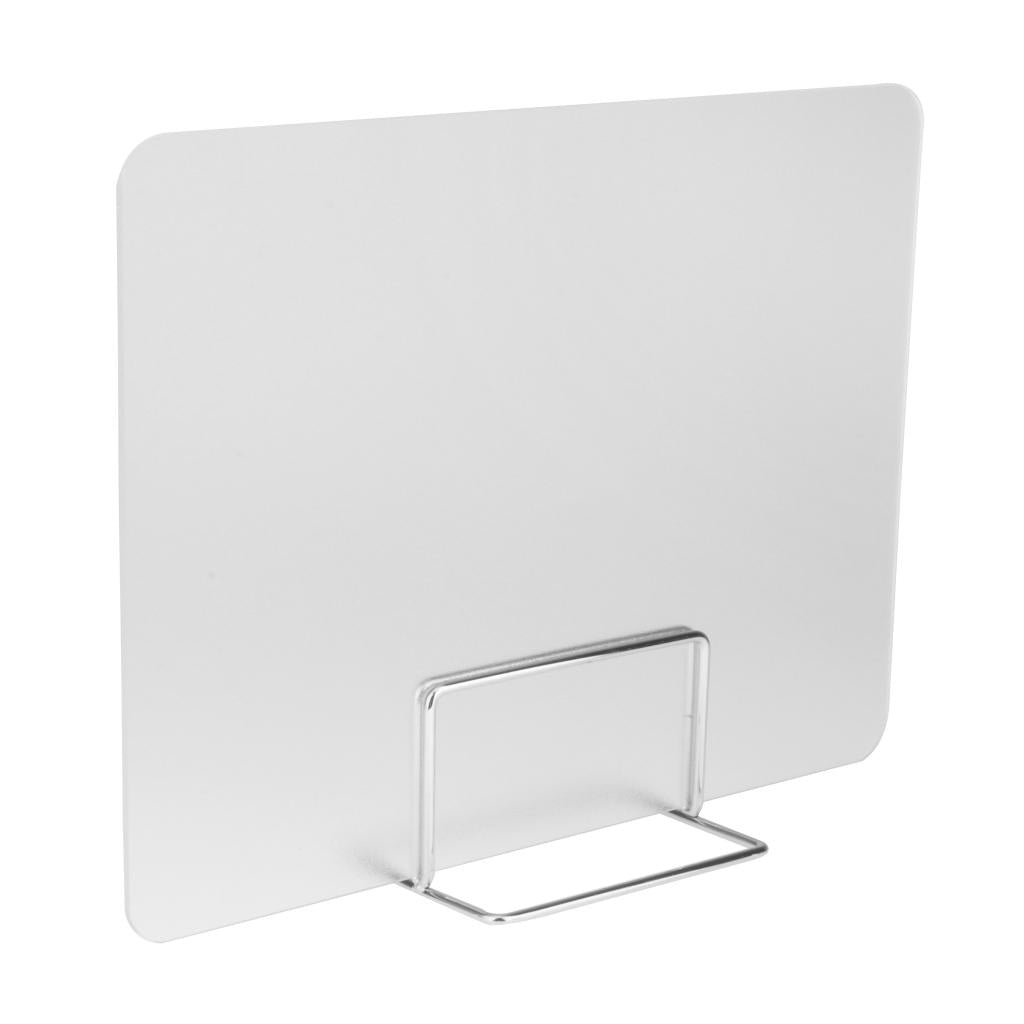 Sneeze Guard Distancing Barrier Desk Shield Portable Lightweight Protect Translucent 30x40cm