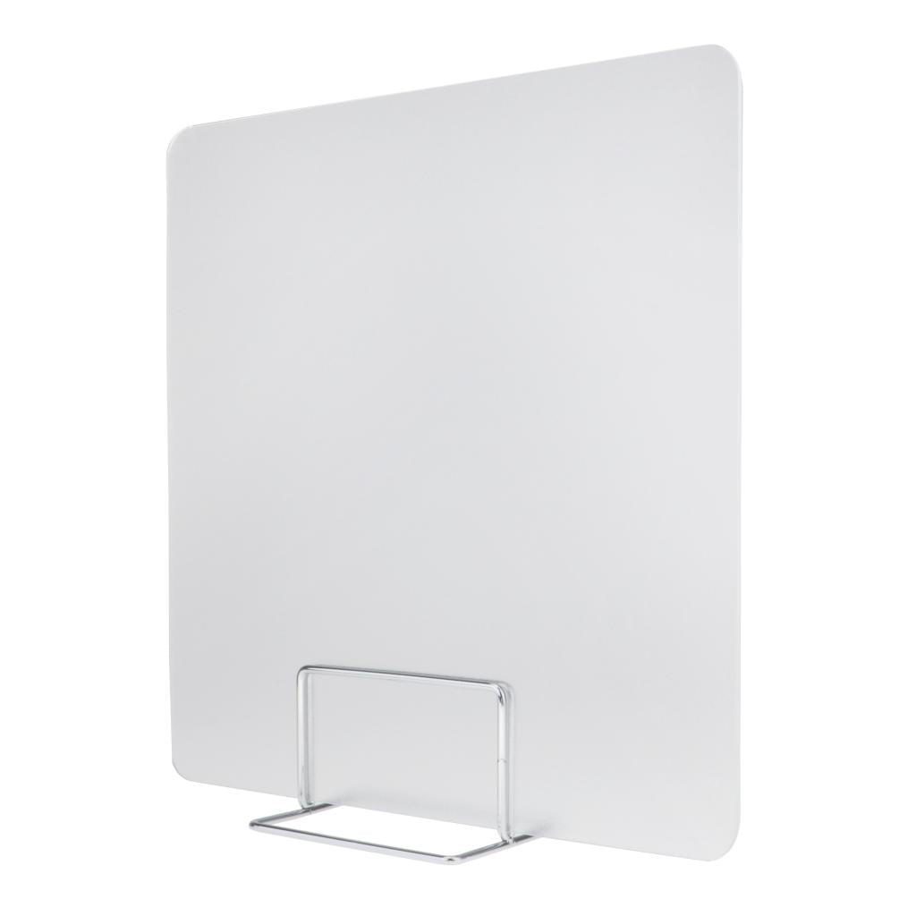 Sneeze Guard Distancing Barrier Desk Shield Portable Lightweight Protect Translucent 40x40cm
