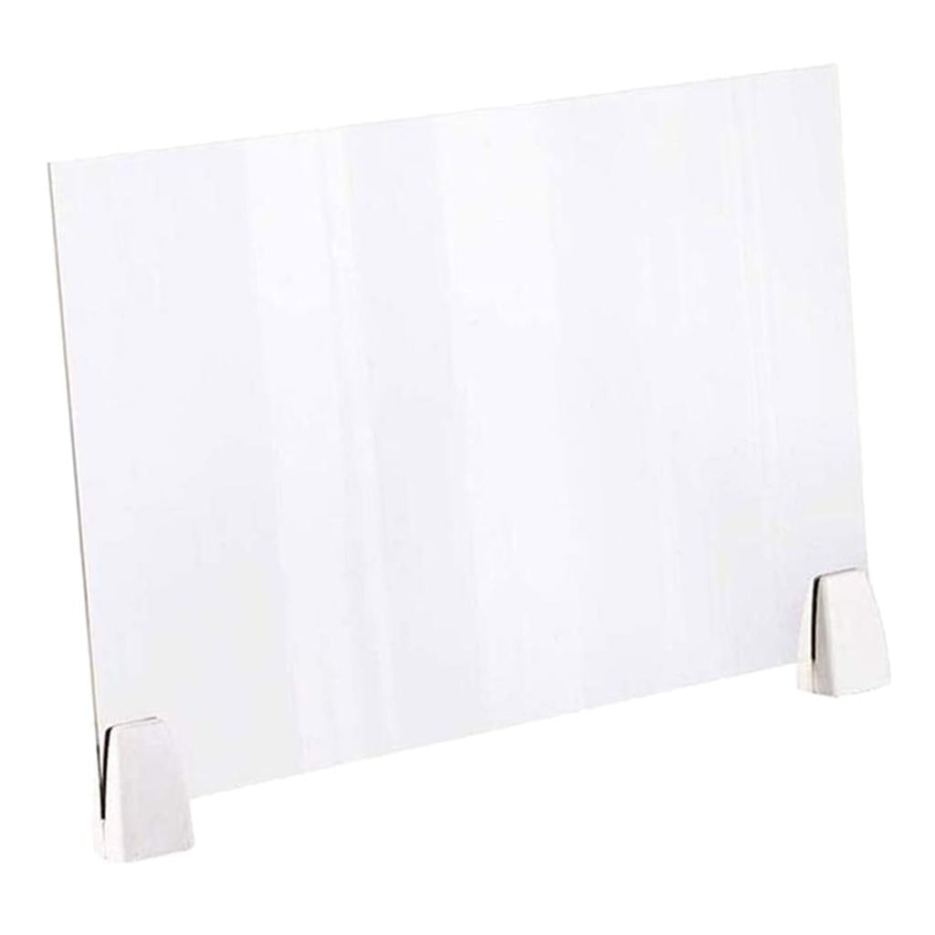 Sneeze Guard Clear Acrylic Safety Counter Shield fit Nail Salon Checkout