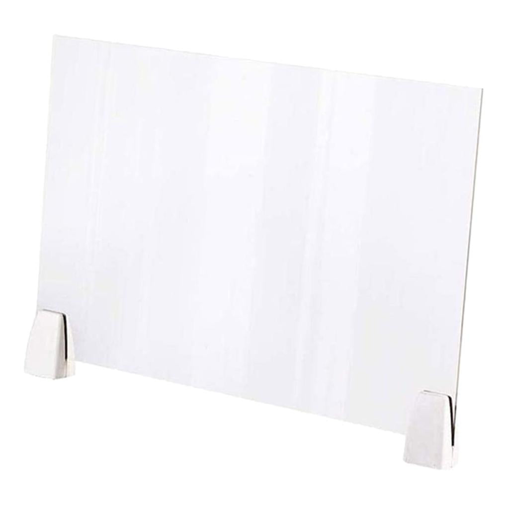 Sneeze Guard Clear Acrylic Safety Counter Shield fit Nail Salon Checkout